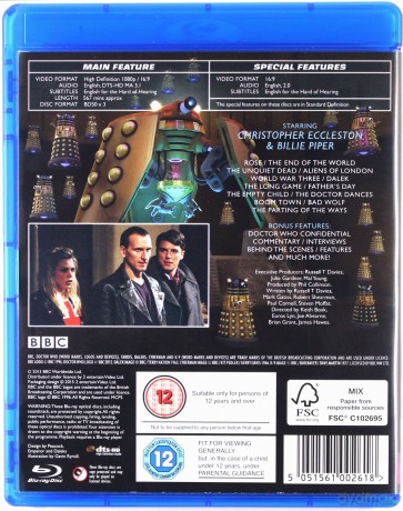 Doctor Who Season 1 (BBC) [Blu-Ray]