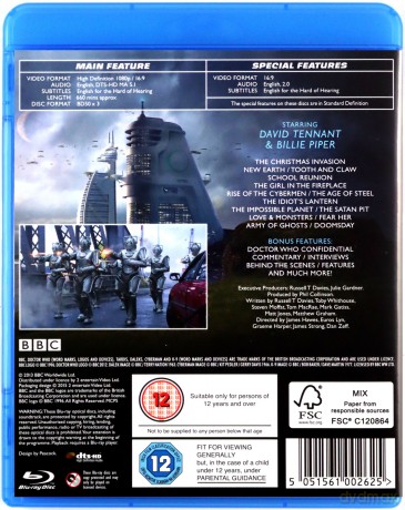 Doctor Who Season 2 (BBC) [Blu-Ray]