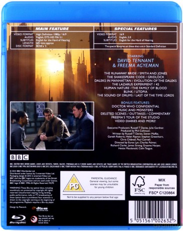 Doctor Who Season 3 (BBC) [Blu-Ray]