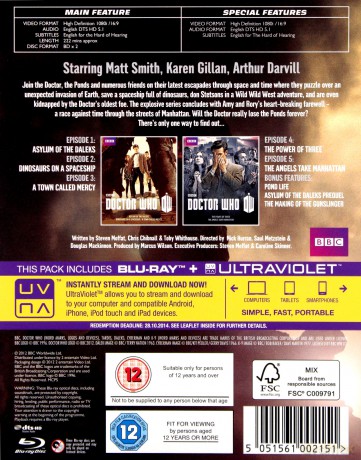 Doctor Who Season 7 Part 1 (BBC) [Blu-Ray]