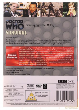 Doctor Who Survival (BBC) [DVD]