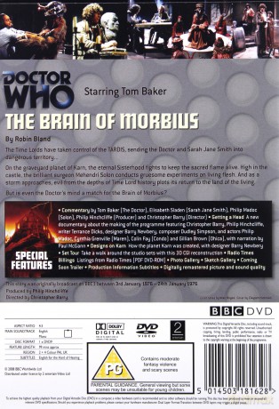 Doctor Who The Brain Of Morbius (BBC) [DVD]