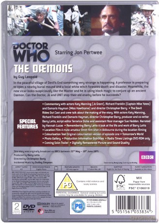 Doctor Who The Daemons (BBC) [DVD]