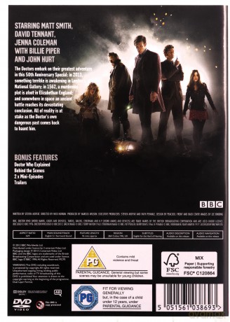Doctor Who The Day Of The Doctor (BBC) [DVD]