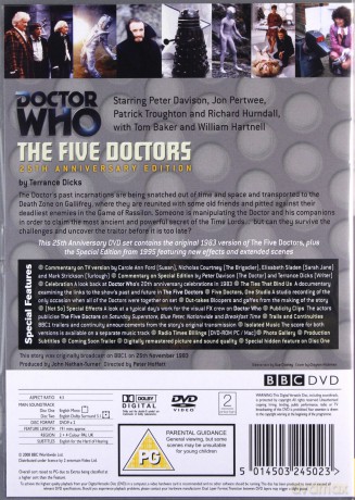 Doctor Who The Five Doctors 25Th Anniversary Edition (BBC) [DVD]