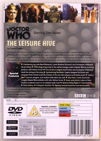 Doctor Who The Leisure Hive (BBC) [DVD]