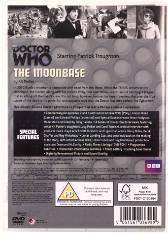 Doctor Who The Moonbase (BBC) [DVD]