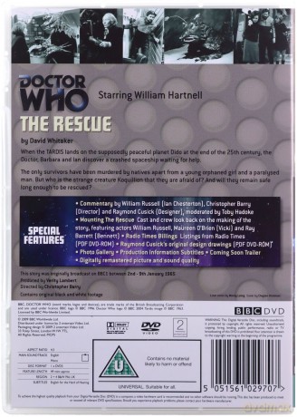 Doctor Who The Rescue The Romans (BBC) [DVD]