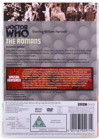 Doctor Who The Rescue The Romans (BBC) [DVD]