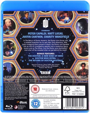 Doctor Who The Return Of Doctor Mysterio (BBC) [Blu-Ray]