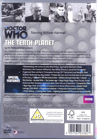 Doctor Who The Tenth Planet (BBC) [DVD]