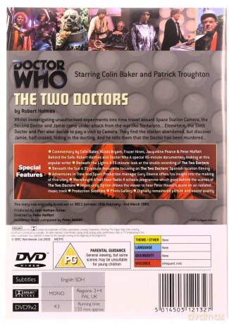 Doctor Who The Two Doctors (BBC) [2xDVD]