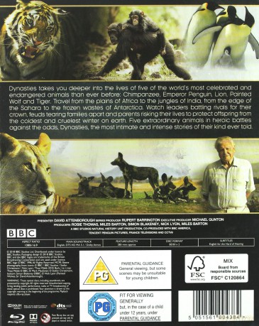 Dynasties (BBC) [Blu-Ray]