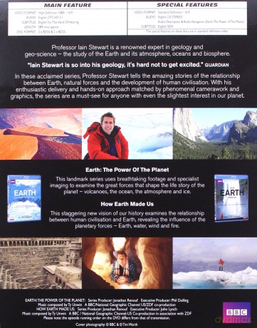 Earth The Earth Power Of The Planet How The Earth Made Us (BBC) [Blu-Ray]