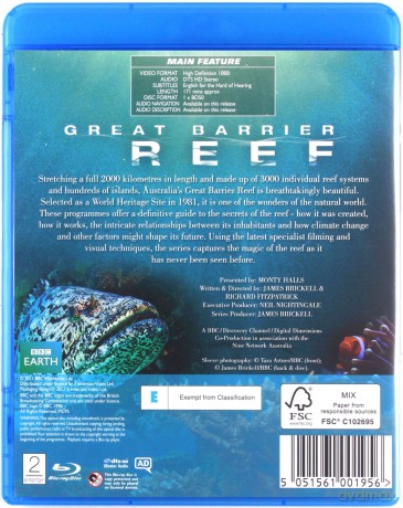 Great Barrier Reef (BBC) [Blu-Ray]