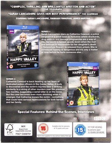 Happy Valley Season 1-2 (BBC) [Blu-Ray]
