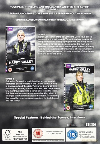 Happy Valley Season 1-2 (BBC) [4DVD]