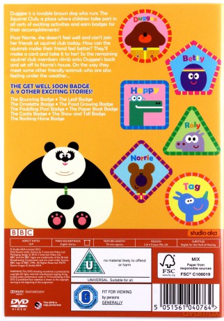 Hey Duggee-The Get Well Soon Badge-Other Stories (BBC) [DVD]