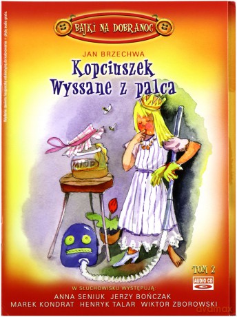 Bajki na dobranoc: Kopciuszek / Wyssane z palca - Jan Brzechwa [AUDIOBOOK] [CD]