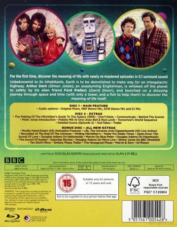 Hitchhiker's Guide to the Galaxy Anniversary Edition (Autostopem przez galaktykę) (BBC) [Blu-Ray]