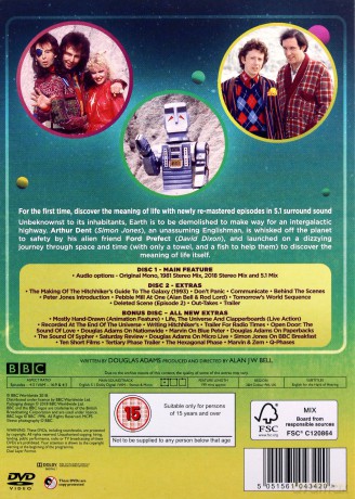 Hitchhiker's Guide to the Galaxy Anniversary Edition (Autostopem przez galaktykę) (BBC) [DVD]