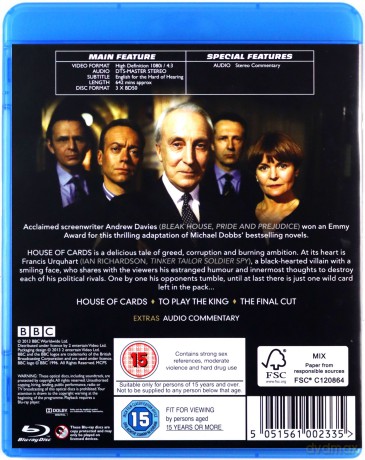 House Of Cards (Dom z kart) (BBC) [Blu-Ray]