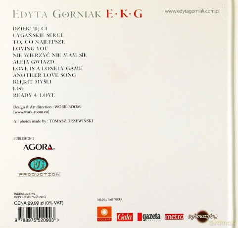 Edyta Górniak: EKG (digibook) [CD]