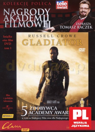 Gladiator (Nagrody Akademii filmowej) [DVD]+[KSIĄŻKA]