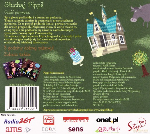 Pippi Pończoszanka - Astrid Lindgren (digibook) [AUDIOBOOK] [CD]
