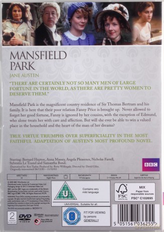 Mansfield Park (BBC) [DVD]