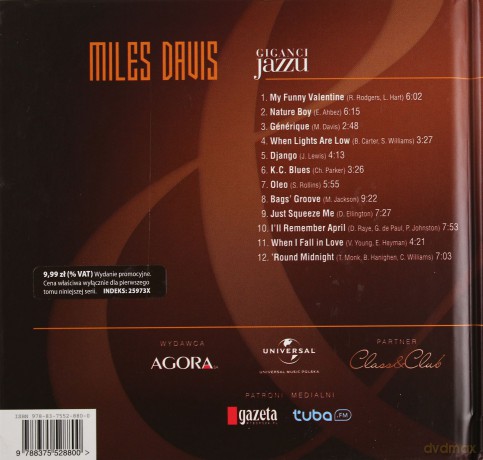 Giganci Jazzu 01: Miles Davis (digibook) [CD]