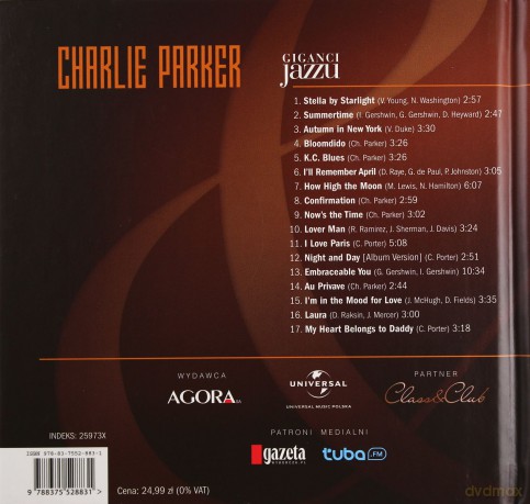 Giganci Jazzu 04: Charlie Parker (digibook) [CD]