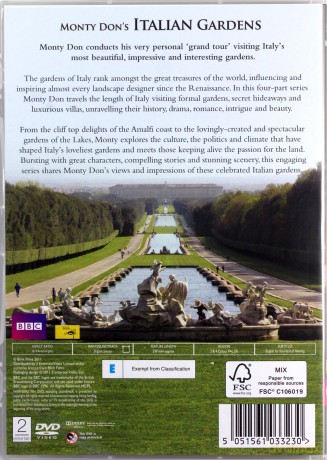 Monty Dons Italian Gardens (BBC) [DVD]