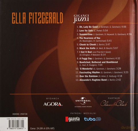 Giganci Jazzu 06: Ella Fitzgerald (digibook) [CD]
