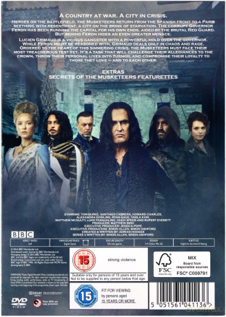 Musketeers Season 3 (Muszkieterowie) (BBC) [DVD]