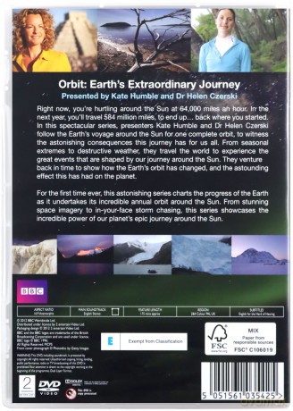 Orbit Earths Extraordinary Journey (BBC) [DVD]