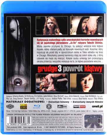 Klątwa 3: Powrót klątwy [Blu-Ray]