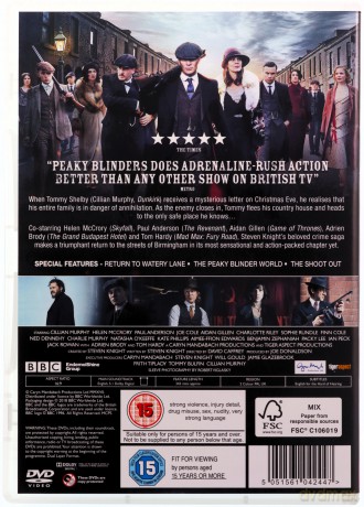 Peaky Blinders Season 4 (BBC) [DVD]