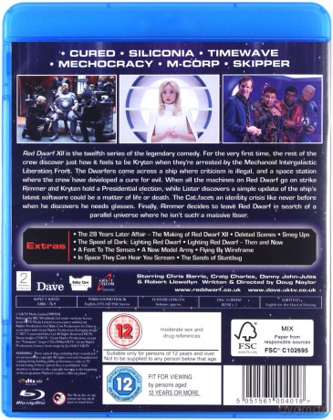 Red Dwarf - Season XII (BBC) [Blu-Ray]