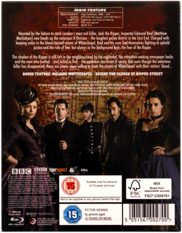 Ripper Street Season 1-2 (Ripper Street: Tajemnica Kuby Rozpruwacza) (BBC) [BOX] [3xBlu-Ray]