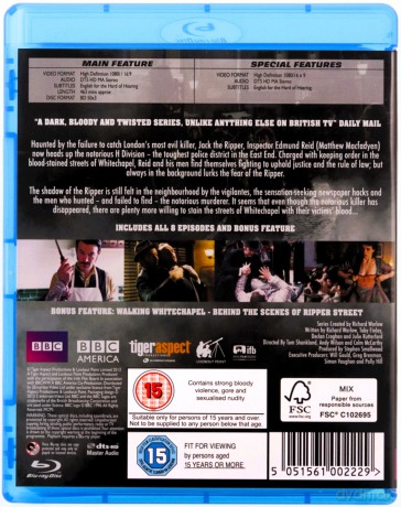 Ripper Street Season 1-2 (Ripper Street: Tajemnica Kuby Rozpruwacza) (BBC) [BOX] [3xBlu-Ray]