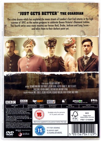 Ripper Street Season 4 (Ripper Street: Tajemnica Kuby Rozpruwacza) (BBC) [DVD]