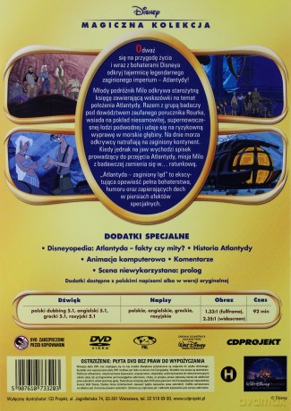 Atlantyda: Zaginiony ląd (Magiczna Kolekcja) (Disney) [DVD]