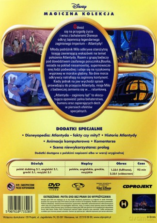 Atlantyda: Zaginiony ląd (Magiczna Kolekcja) (Disney) [DVD]
