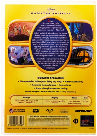 Atlantyda: Zaginiony ląd (Magiczna Kolekcja) (Disney) [DVD]