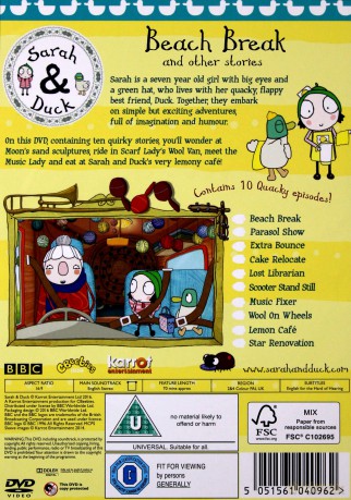 Sarah & Duck-Beach Break (BBC) [DVD]