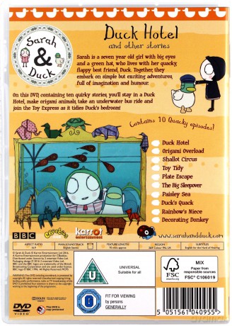 Sarah & Duck-Duck Hotel-Other Stories (BBC) [DVD]