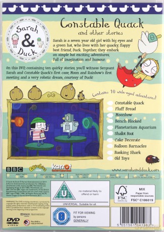 Sarah & Duck - Constable Quack (BBC) [DVD]