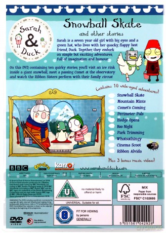Sarah & Duck - Snowball Skate (BBC) [DVD]