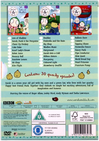 Sarah & Duck First Adventures Bumper Collection (BBC) [DVD]